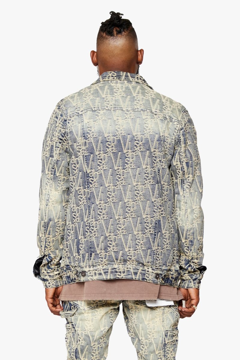 "V-INK" VINTAGE JACKET BLACK DIRTY