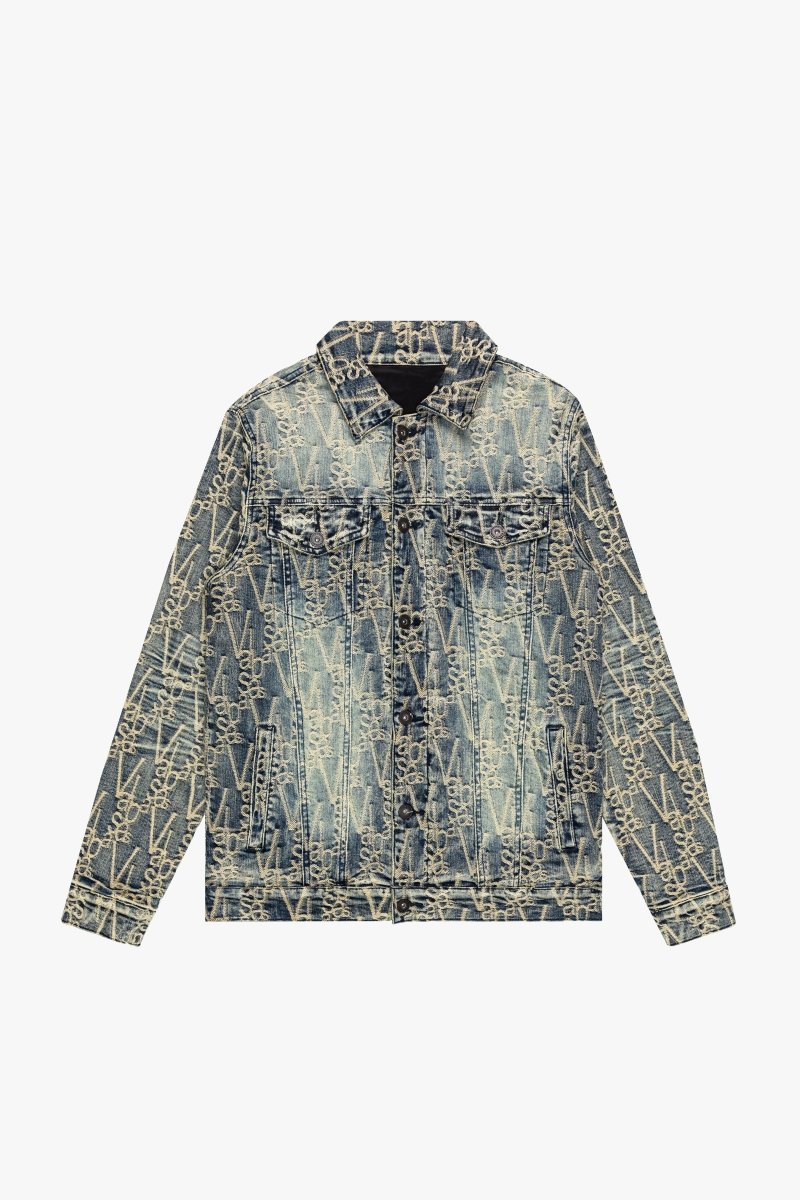 "V-INK" VINTAGE JACKET BLACK DIRTY