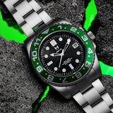 VO124SS - AUTOMATIC VOYAGER SILVER/GREEN