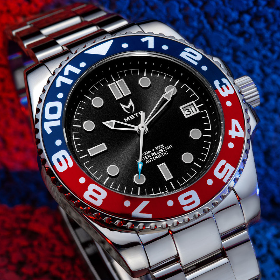 VO123SS - AUTOMATIC VOYAGER - RED/BLUE