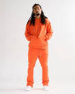 "VALA-ASCENT" FLEECE SET VINTAGE FLAME ORANGE