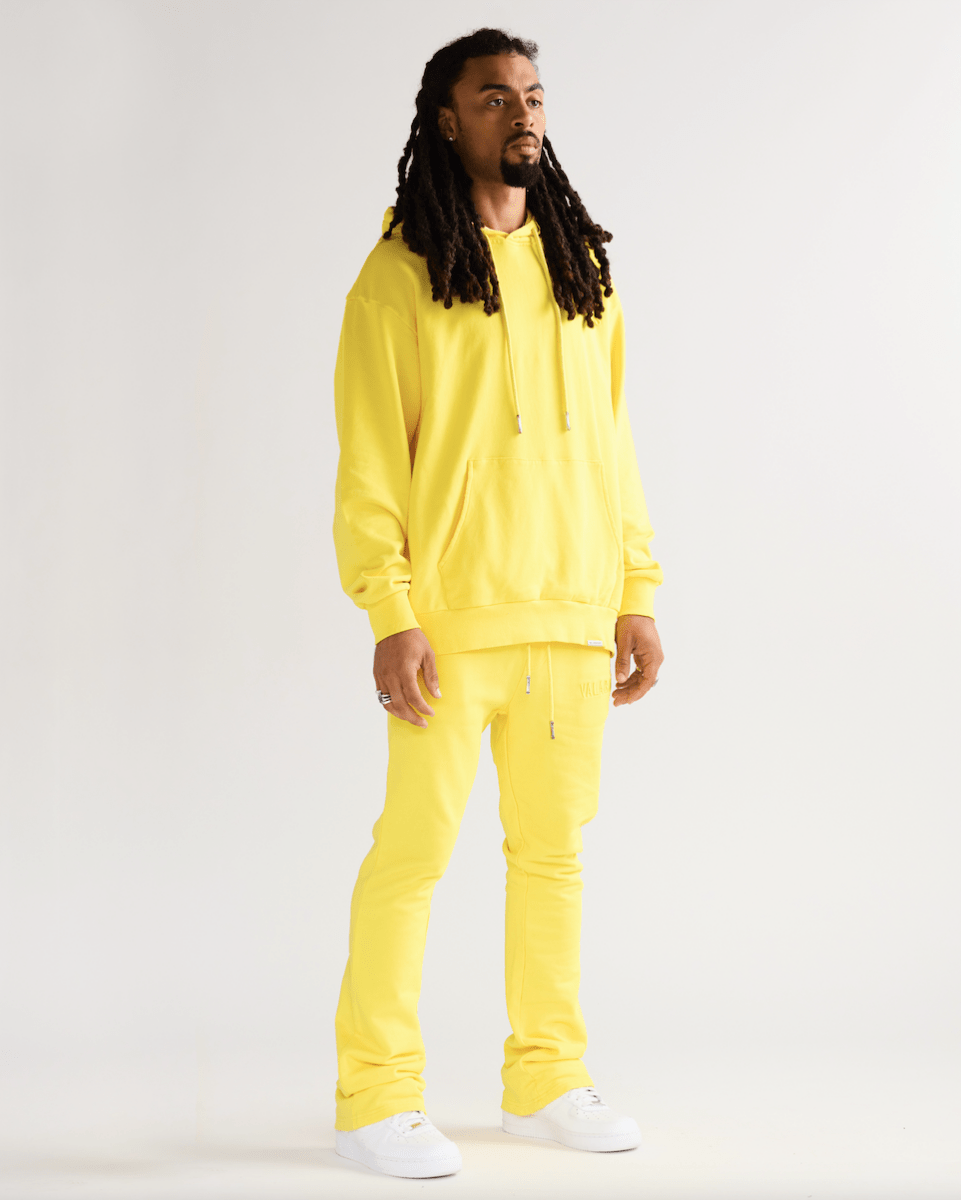 "VALA-FOCUS" FLEECE SET VINTAGE LEMON YELLOW
