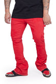 VALABASAS JEANS “ART” RED WASHED