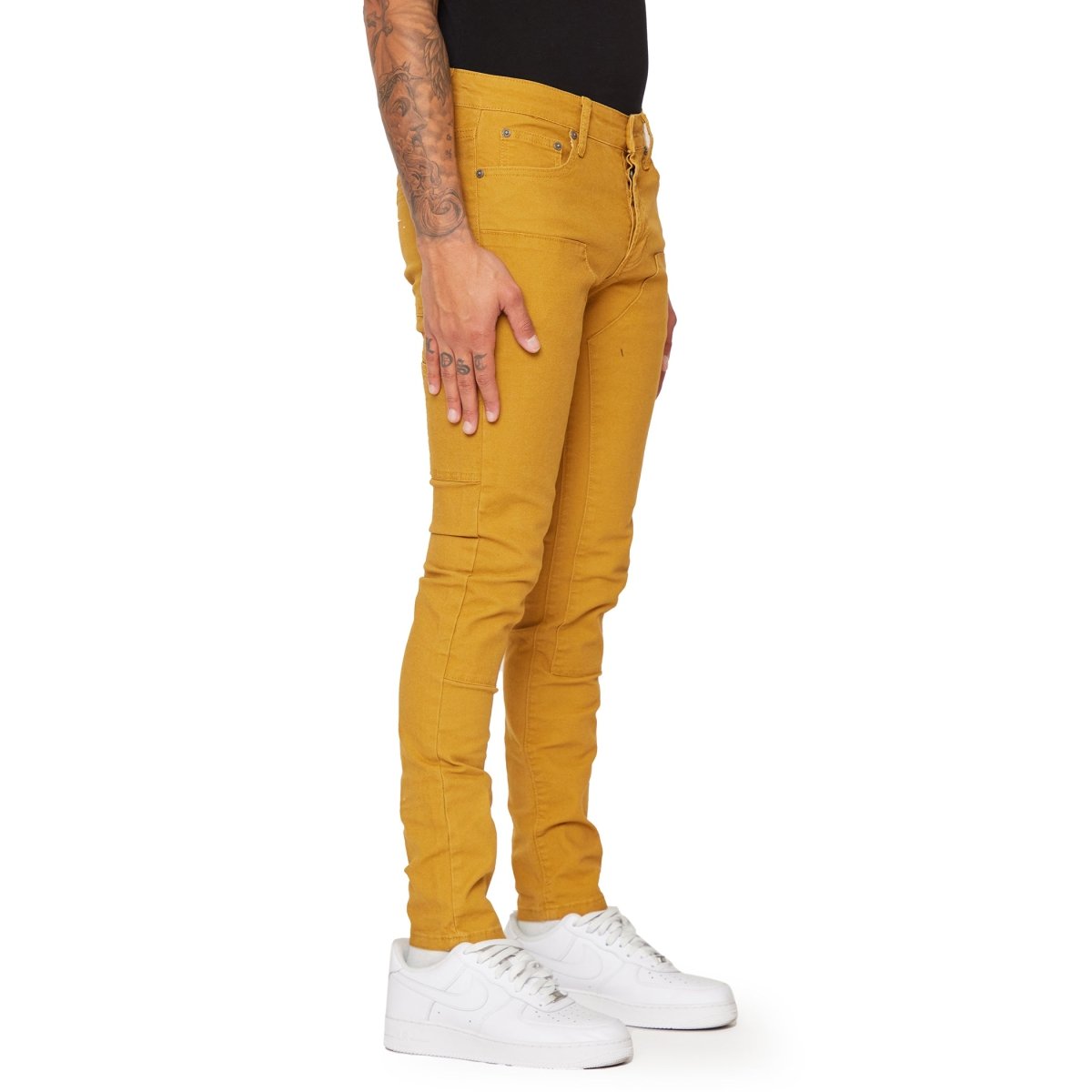 VALABASAS JEANS  “SOLDIER” GRANO