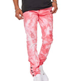 VALABASAS JEANS "V45" ROSSO