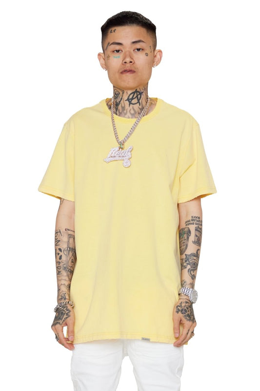 VALABASAS TEE "VALA-CORE" VINTAGE YELLOW
