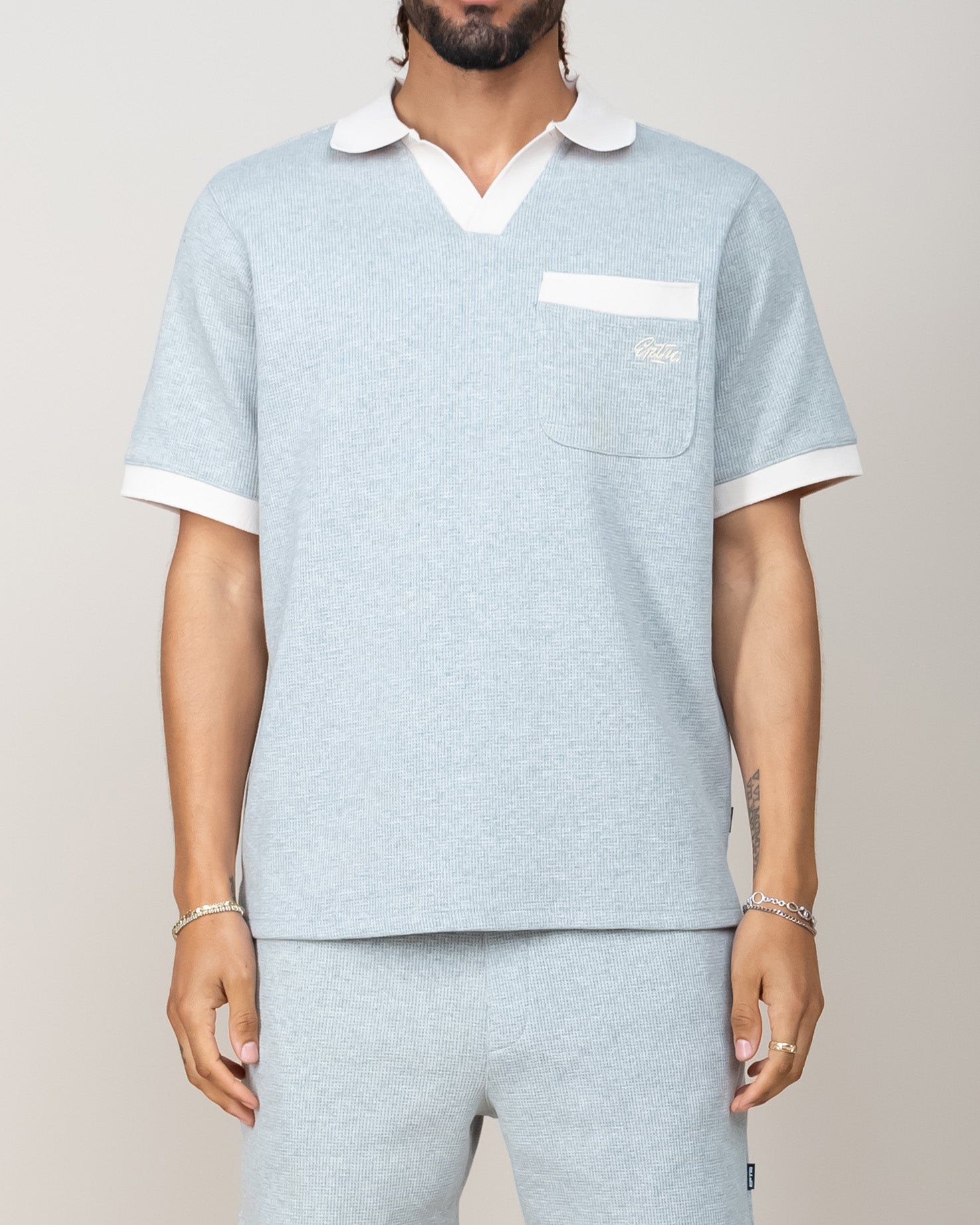 EPTM VALLEY POLO-HEATHER GREY