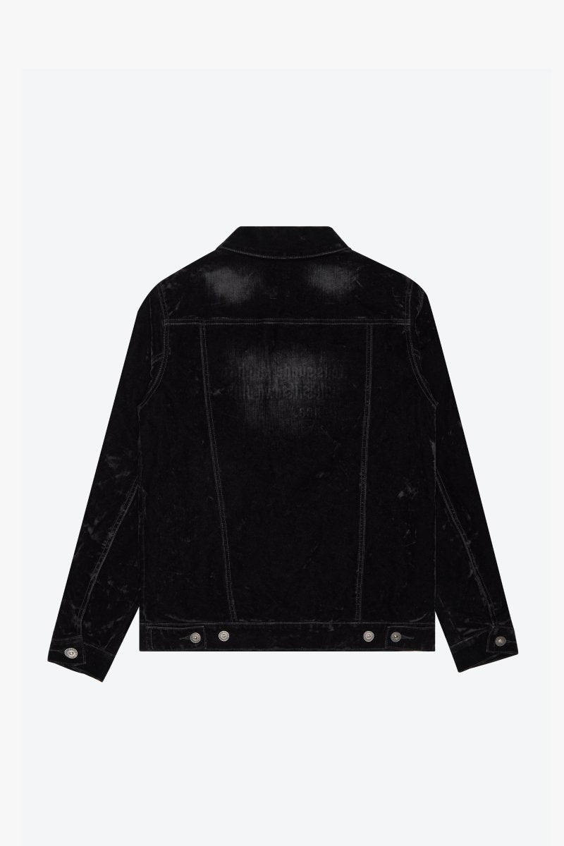 "VERDANT" SUEDE JACKET BLACK