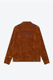 "VERDANT" SUEDE JACKET BROWN