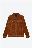 "VERDANT" SUEDE JACKET BROWN