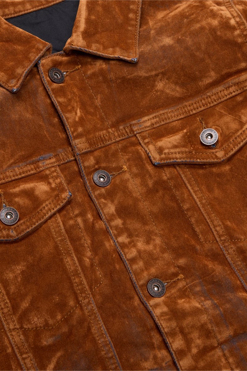 "VERDANT" SUEDE JACKET BROWN