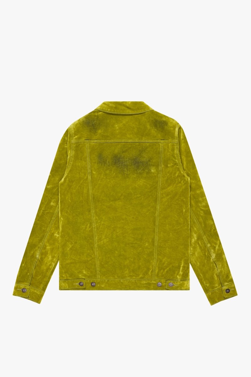 "VERDANT" SUEDE JACKET GREEN