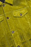 "VERDANT" SUEDE JACKET GREEN