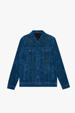 "VERDANT" SUEDE JACKET INDIGO