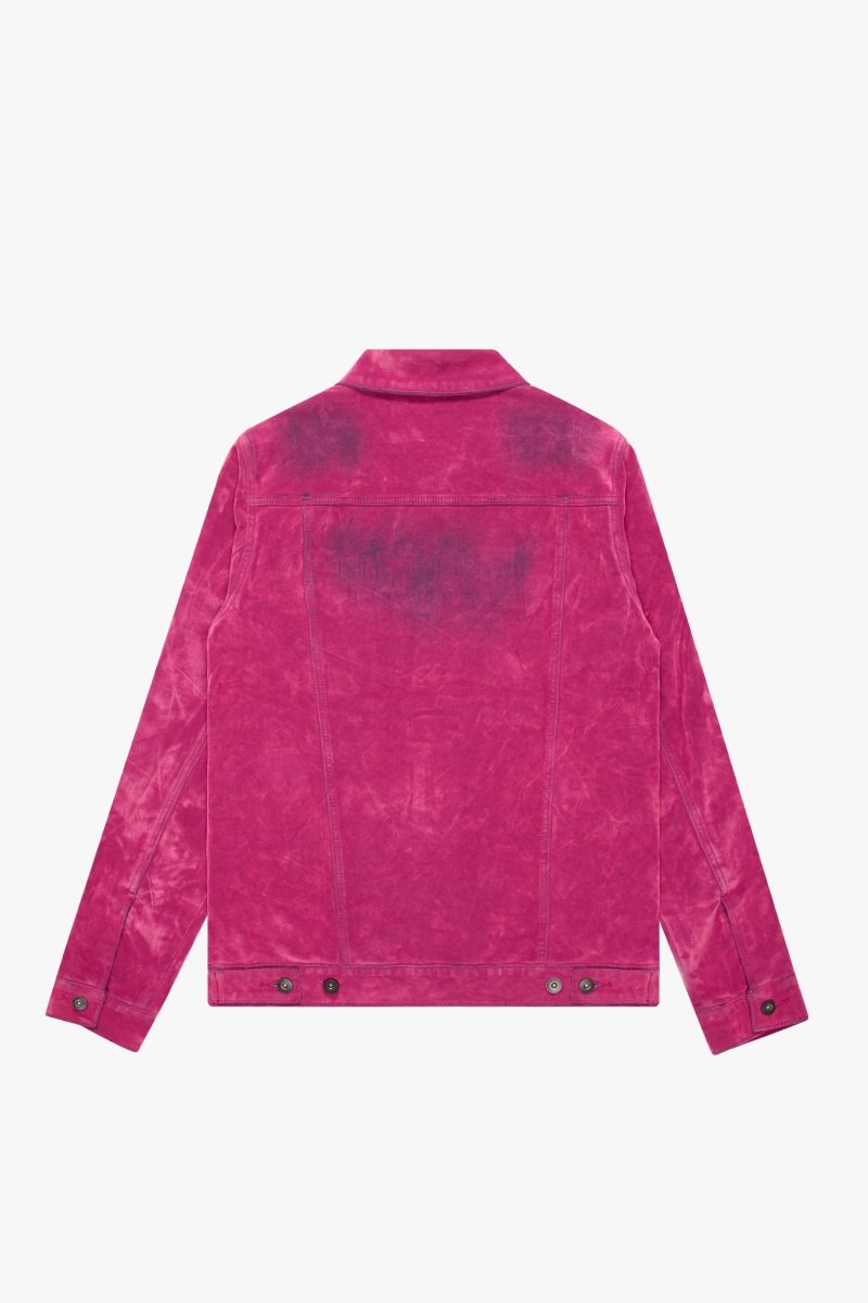 "VERDANT" SUEDE JACKET PINK