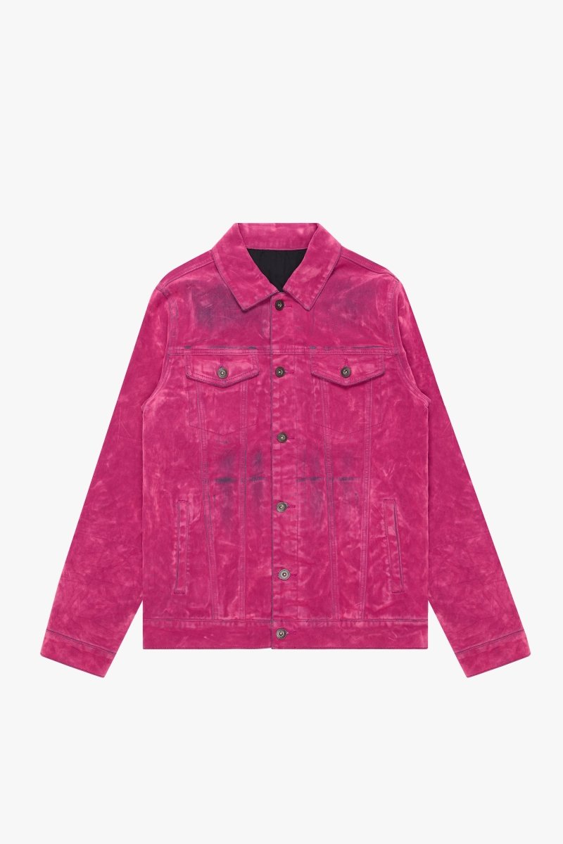 "VERDANT" SUEDE JACKET PINK