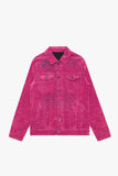 "VERDANT" SUEDE JACKET PINK