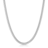 Silver Cuban Link Chain 4mm
