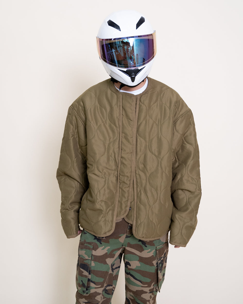 Vintage Military Liner - Olive