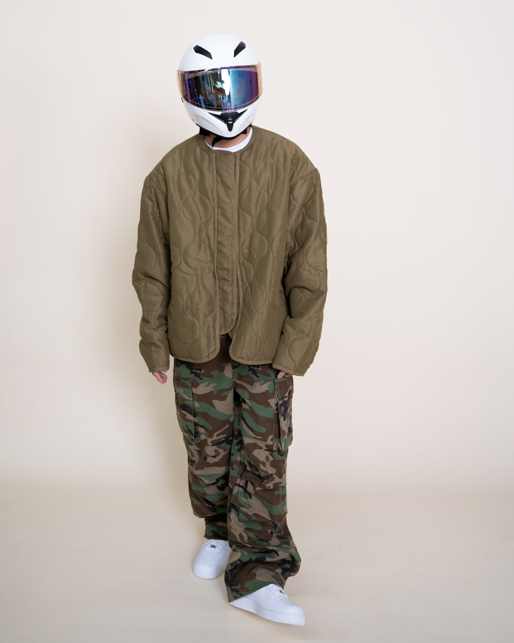 Vintage Military Liner - Olive