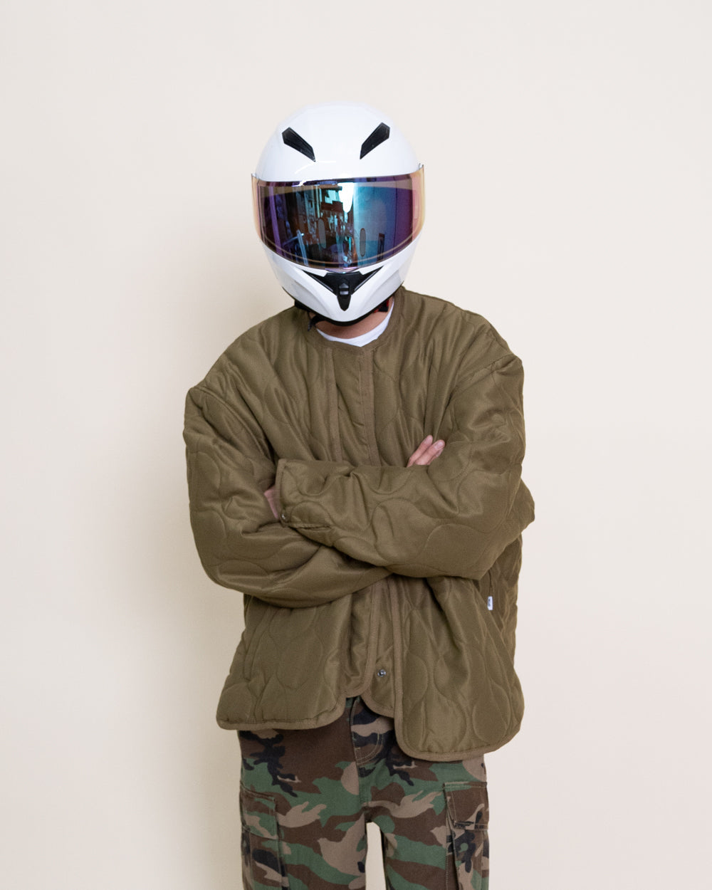 Vintage Military Liner - Olive