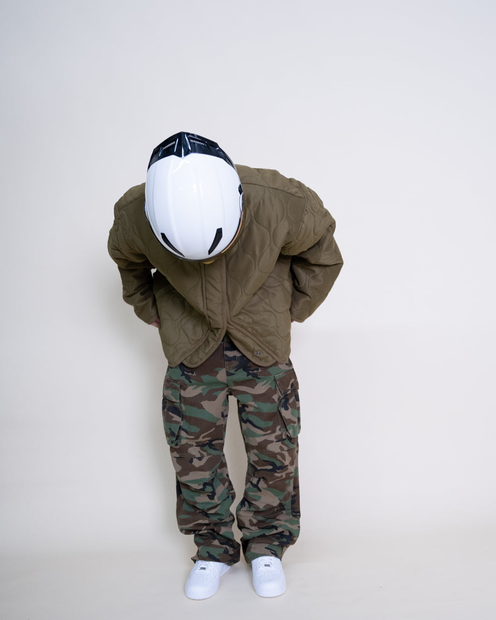 Vintage Military Liner - Olive