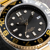 VO105SS - AUTO VOYAGER SILVER / BLACK & GOLD / SS BAND