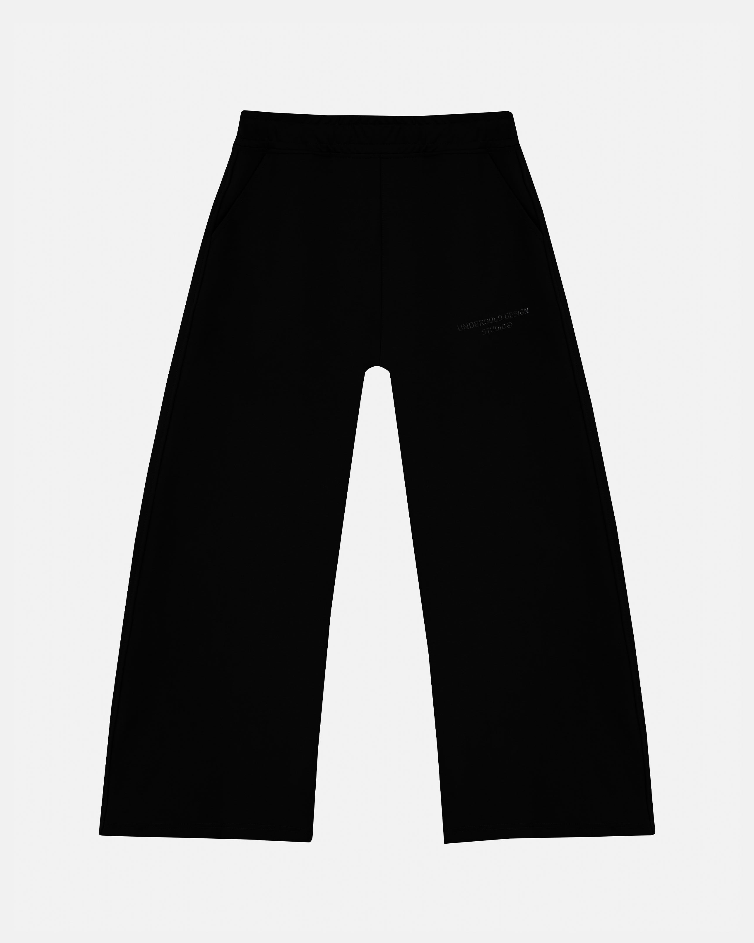 W Basics Wide Straightpants Black