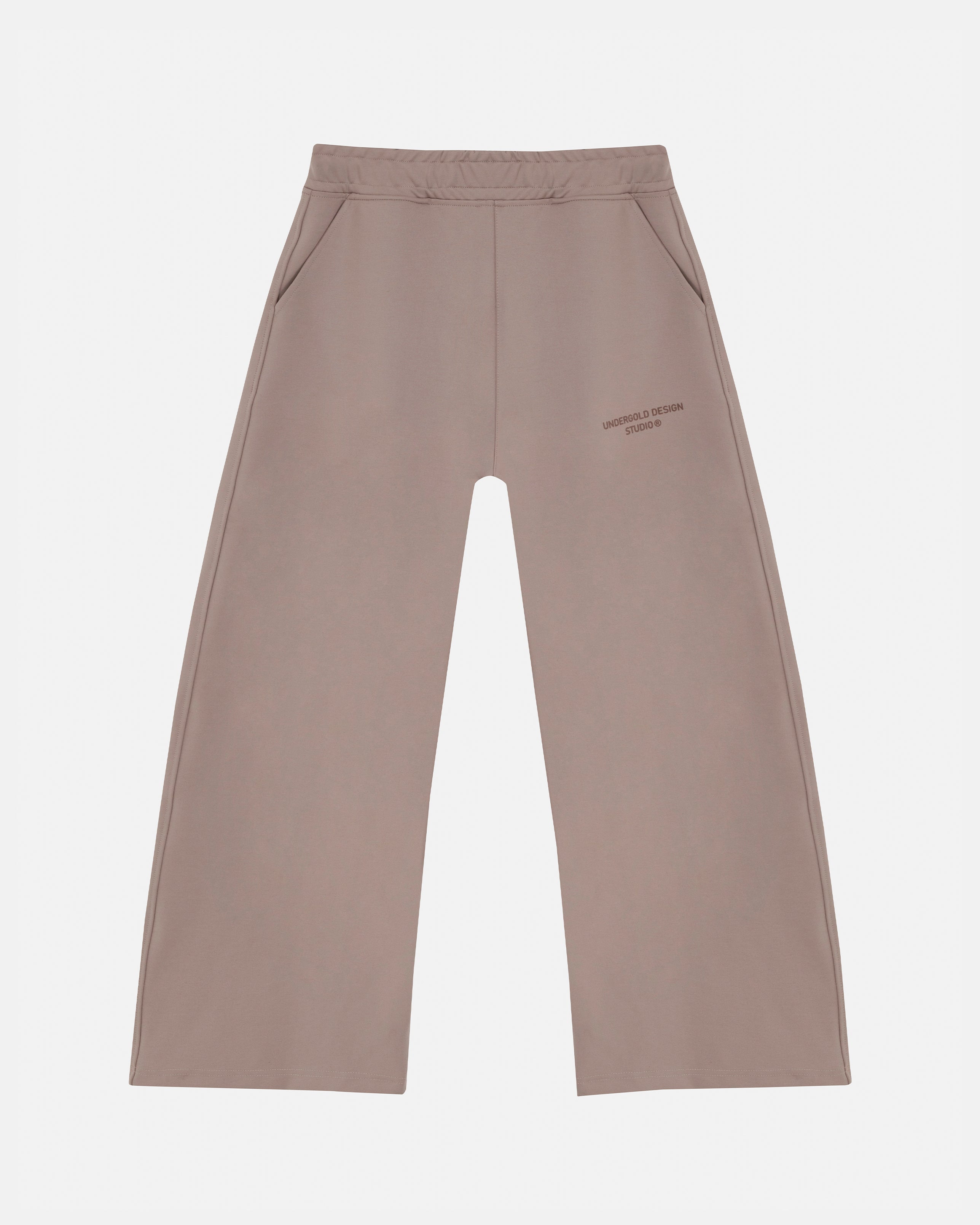 W Basics Wide Straightpants Sand