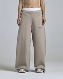 W Basics Wide Straightpants Sand