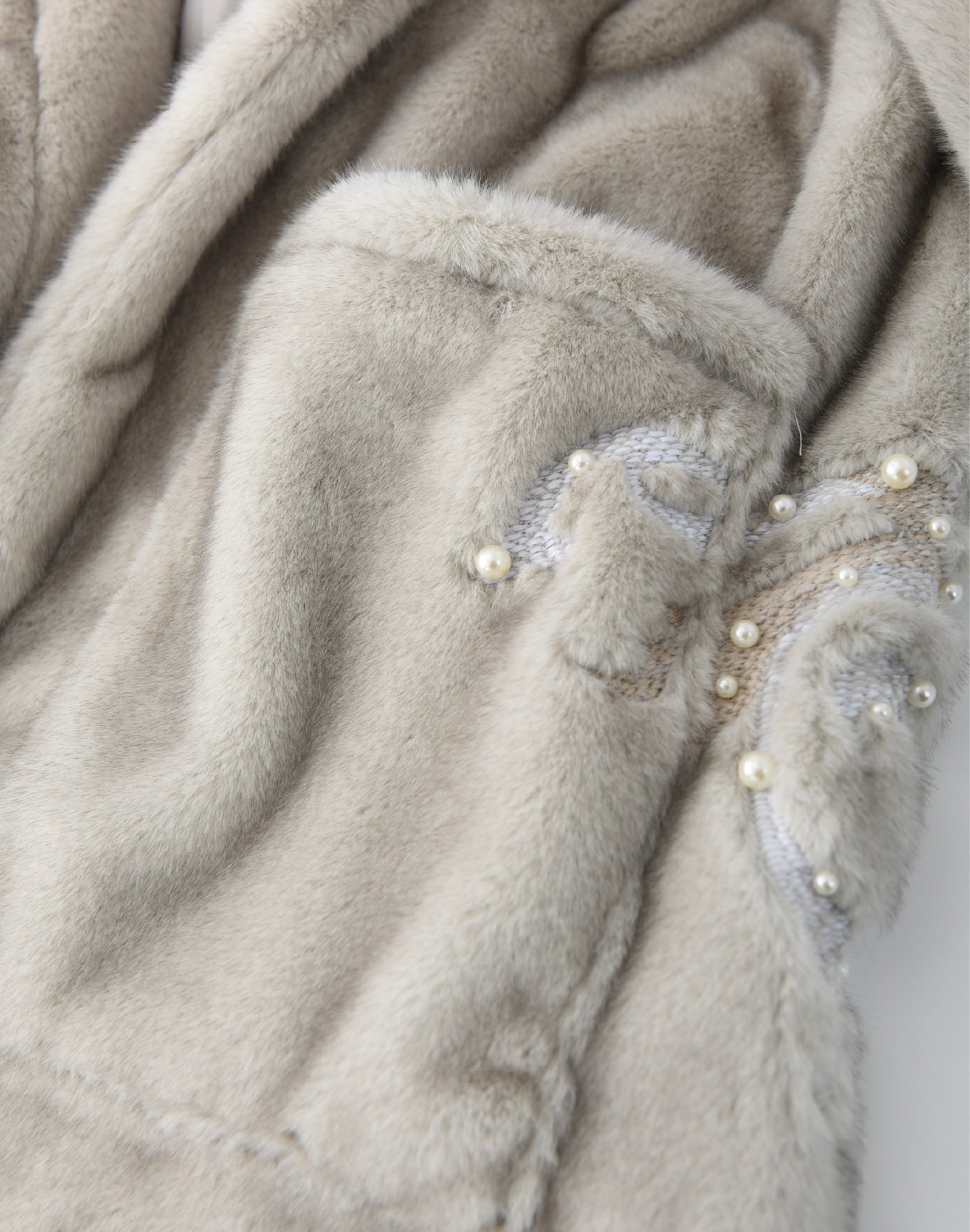 PEARL FUR COAT