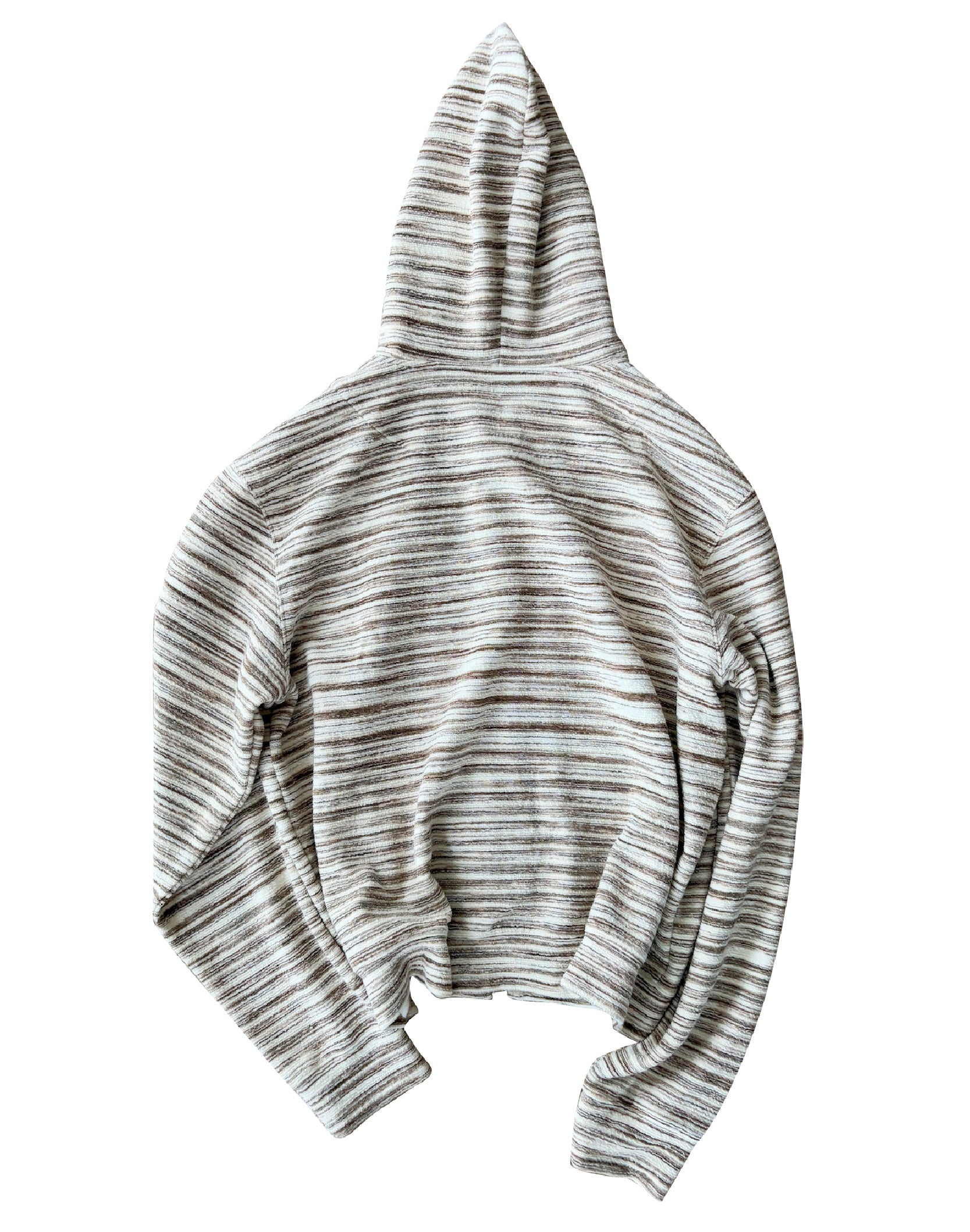 Striped Knit Set in White