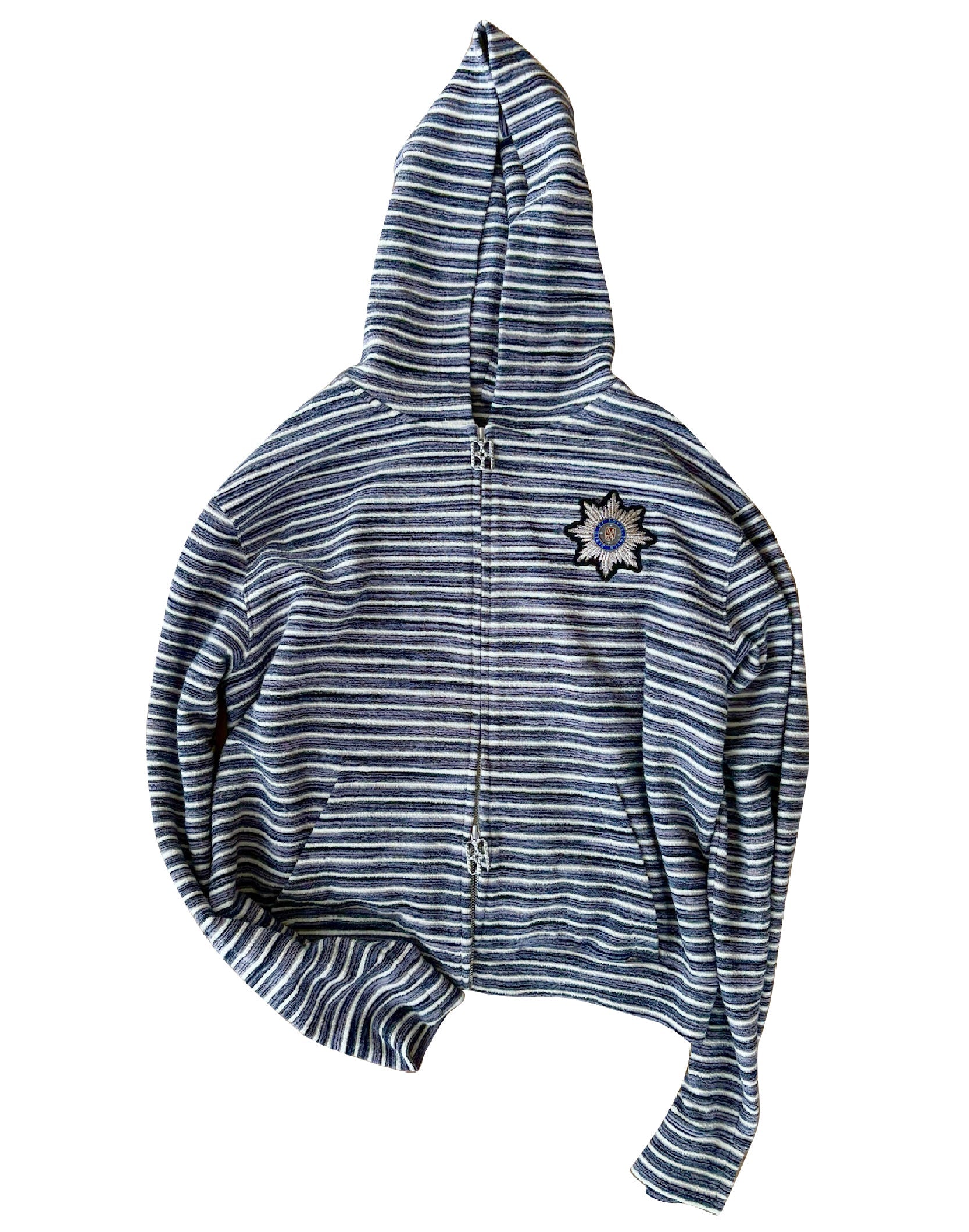 Striped Knit Set in Grey