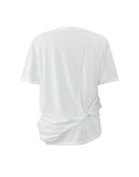 Twist-Detail Fashion T-Shirt