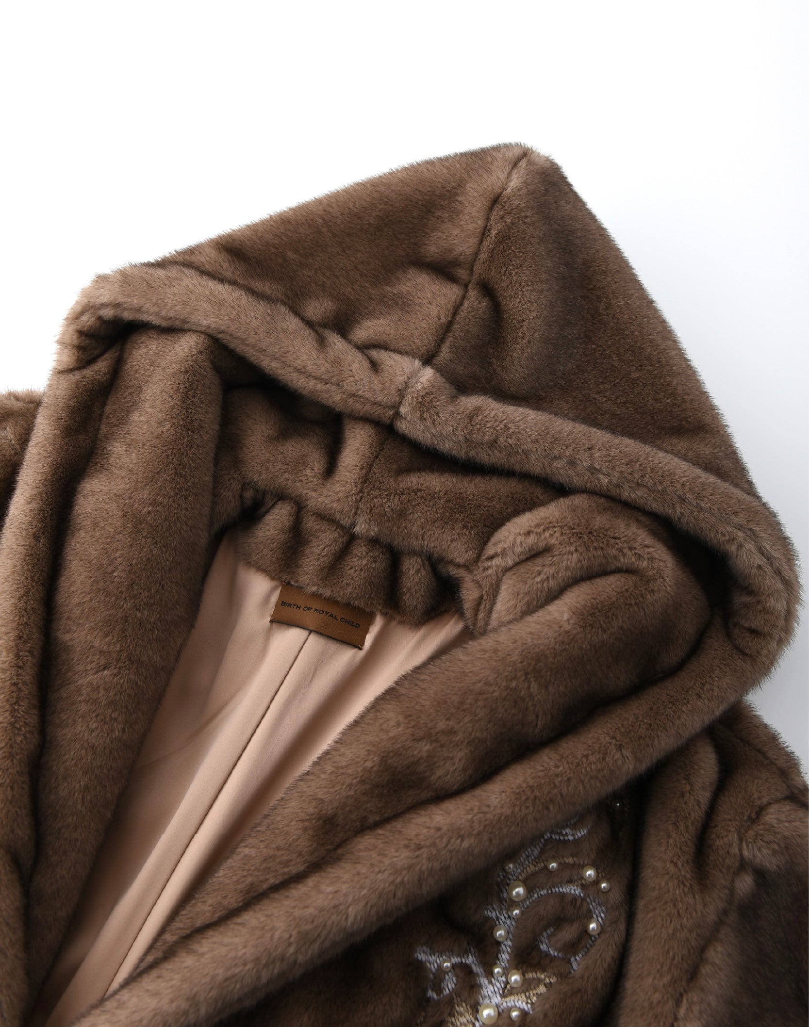PEARL FUR COAT