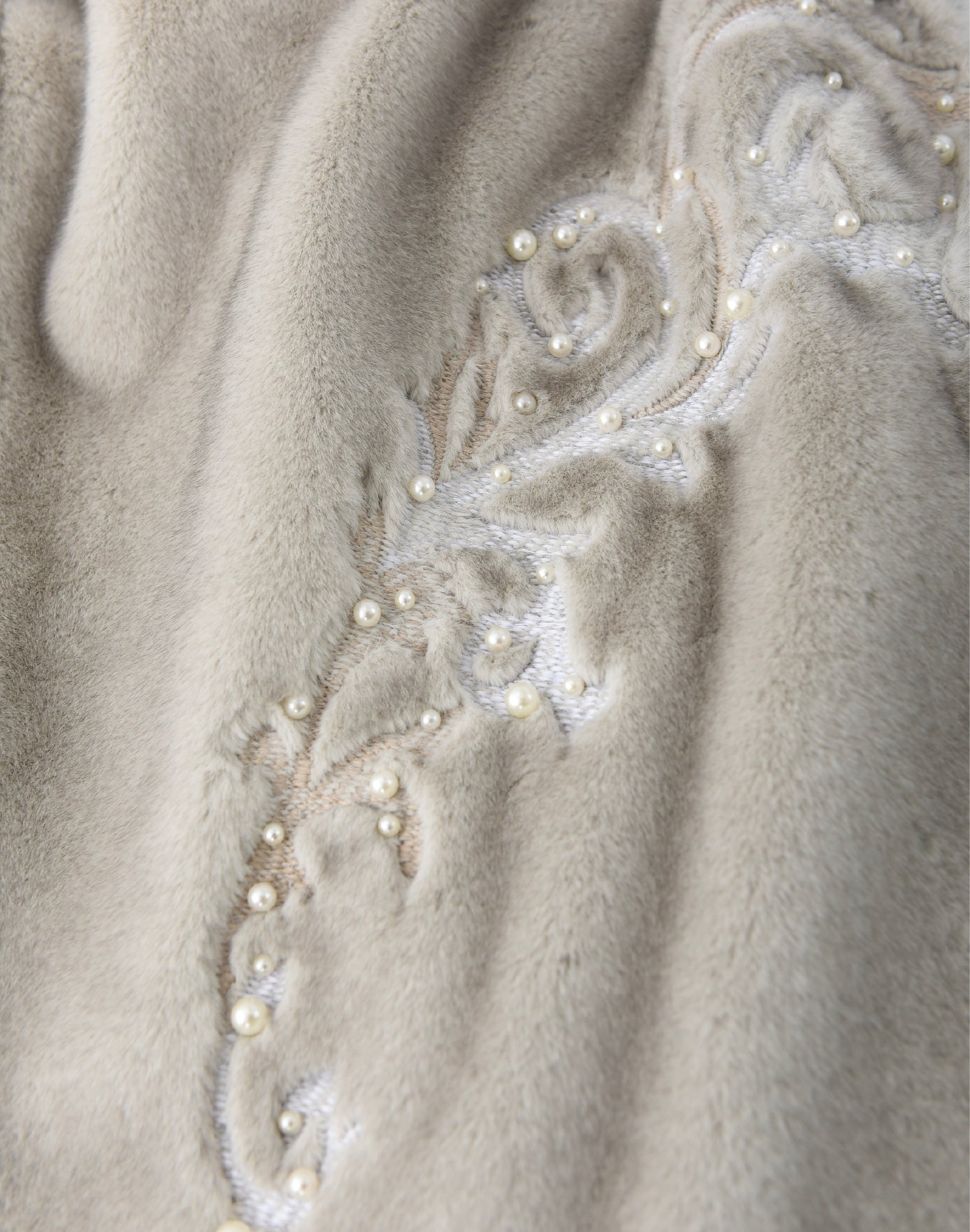 PEARL FUR COAT