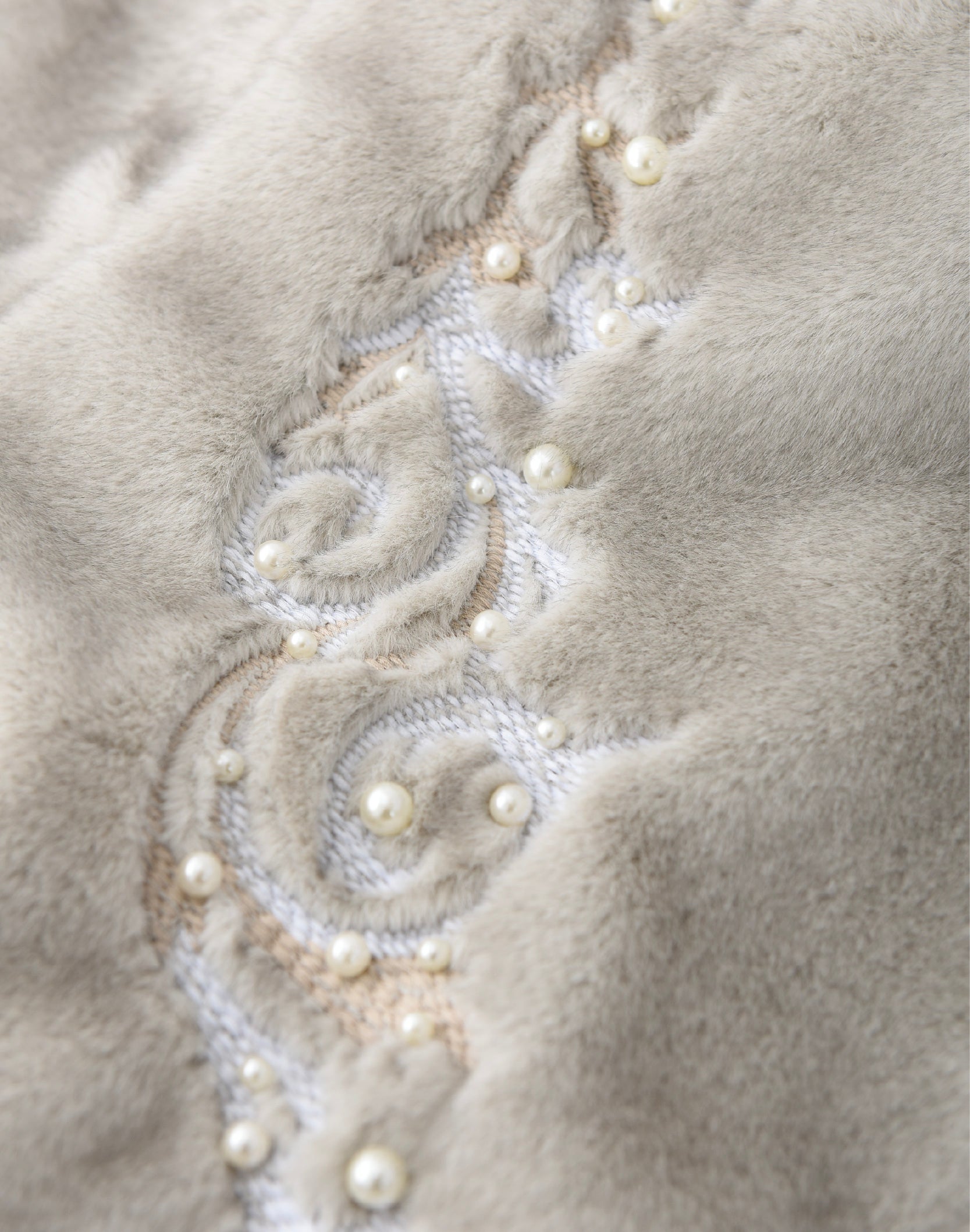 PEARL FUR COAT