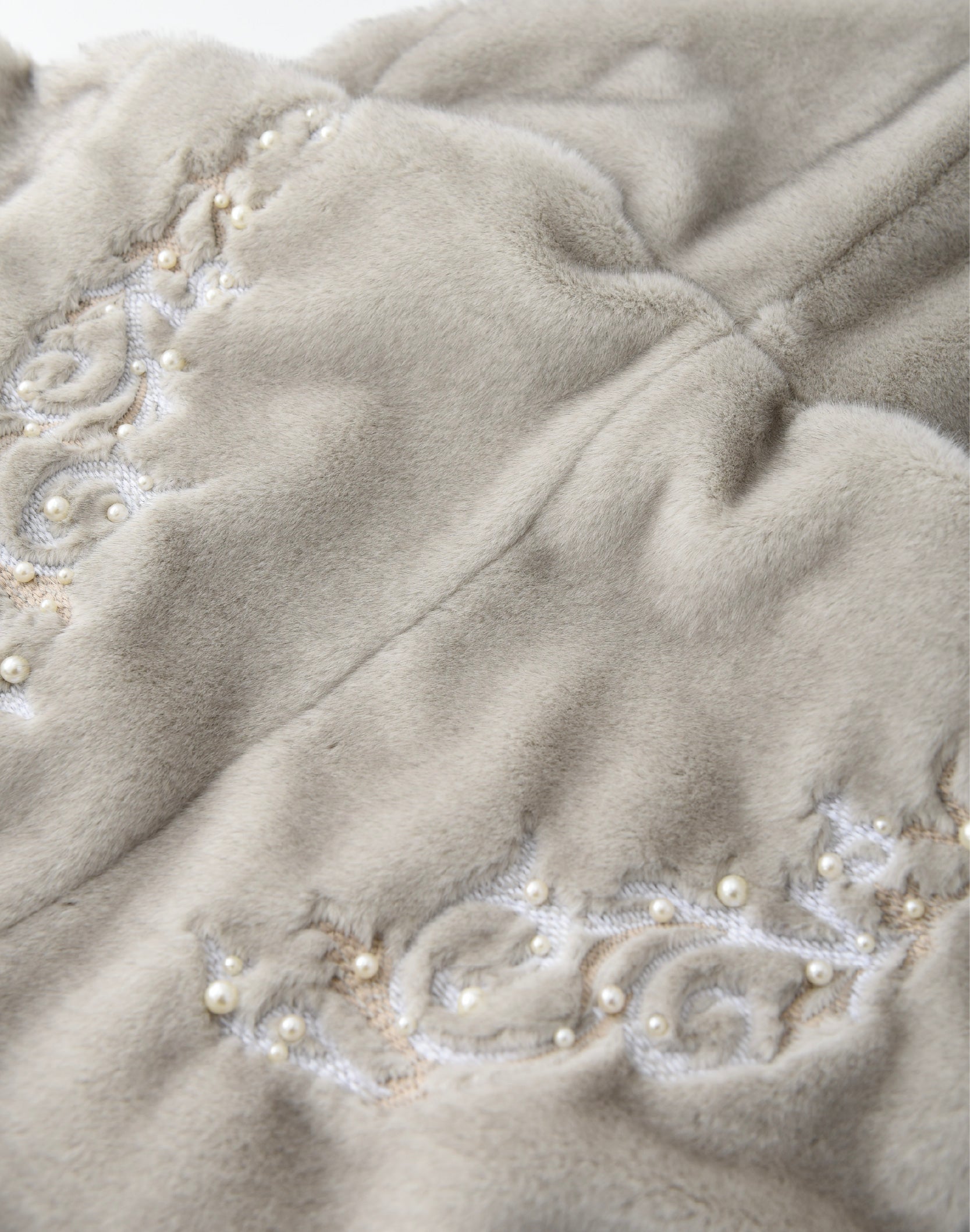 PEARL FUR COAT