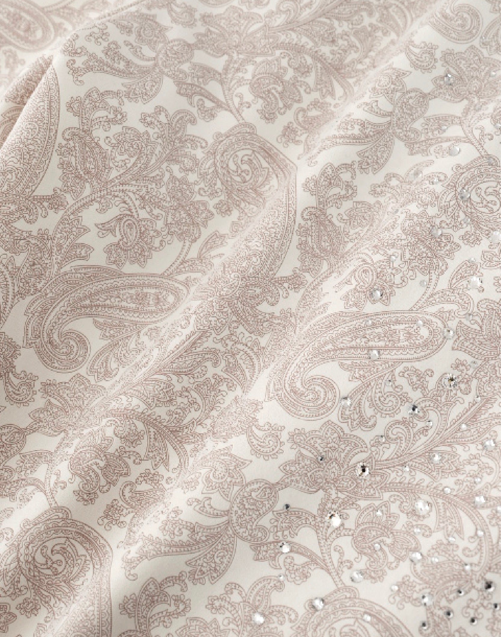 Cashew Blossom Pearl Sweatpants-WHT