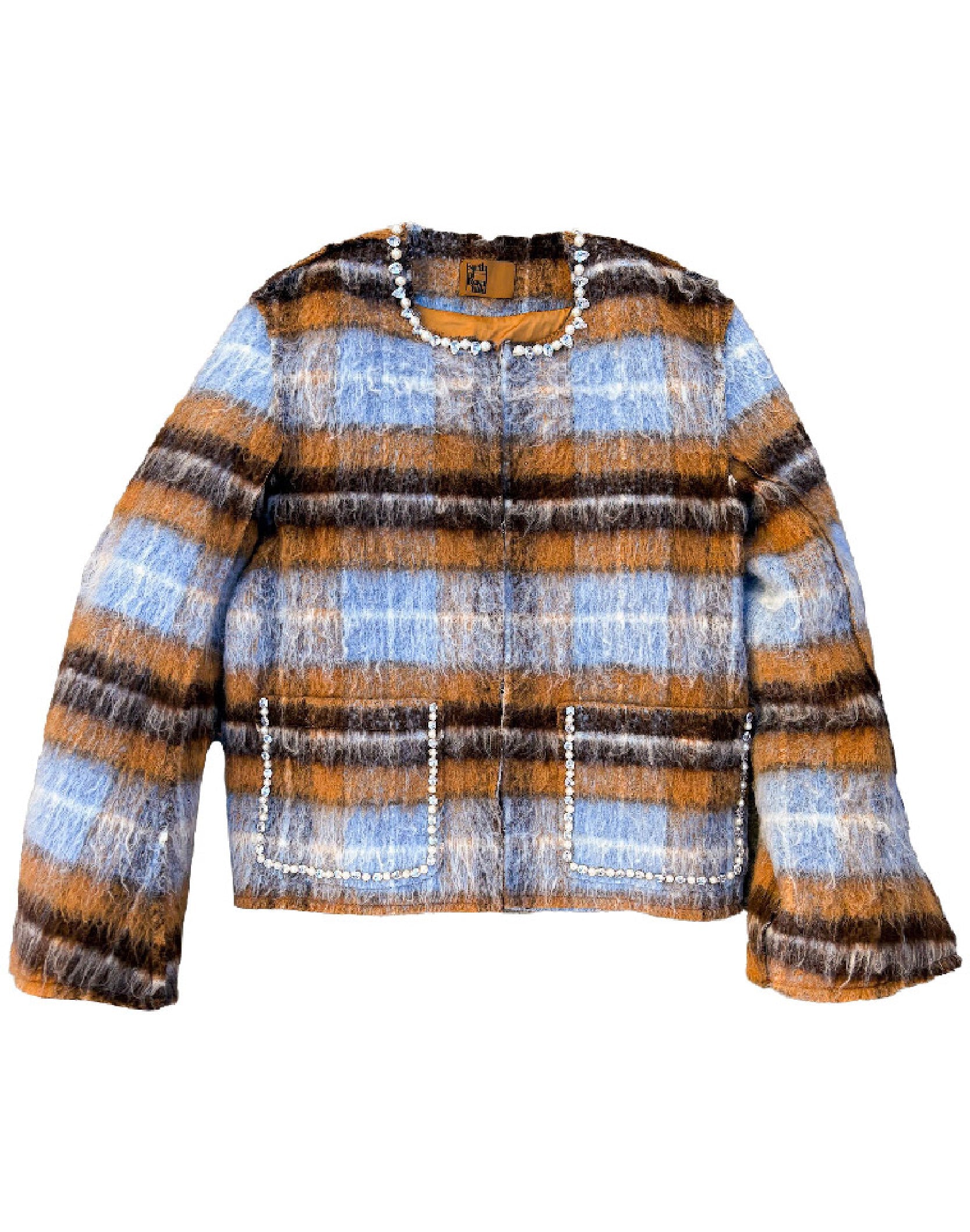 Rhinestone Pearl Mohair Jacket