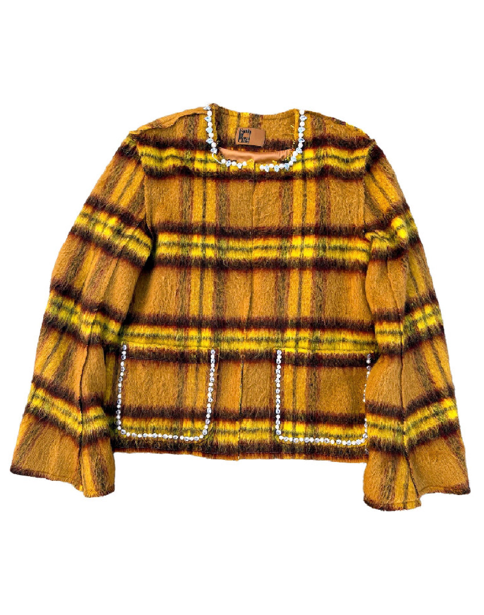 Rhinestone Pearl Mohair Jacket