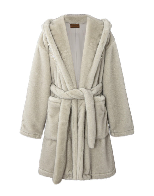 PEARL FUR COAT
