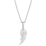 Wing Necklace Pendant & Cable Chain