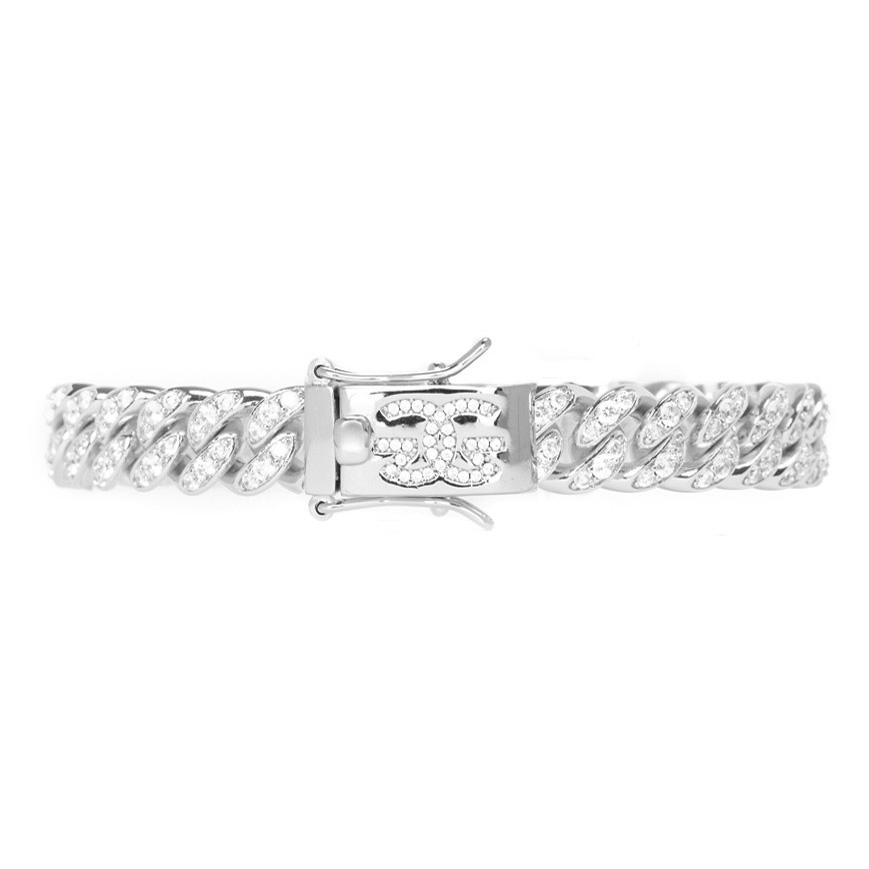 Diamond Cuban Link Bracelet 10mm