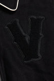 "WILD BUNCH" LETTERMAN JACKET BLACK