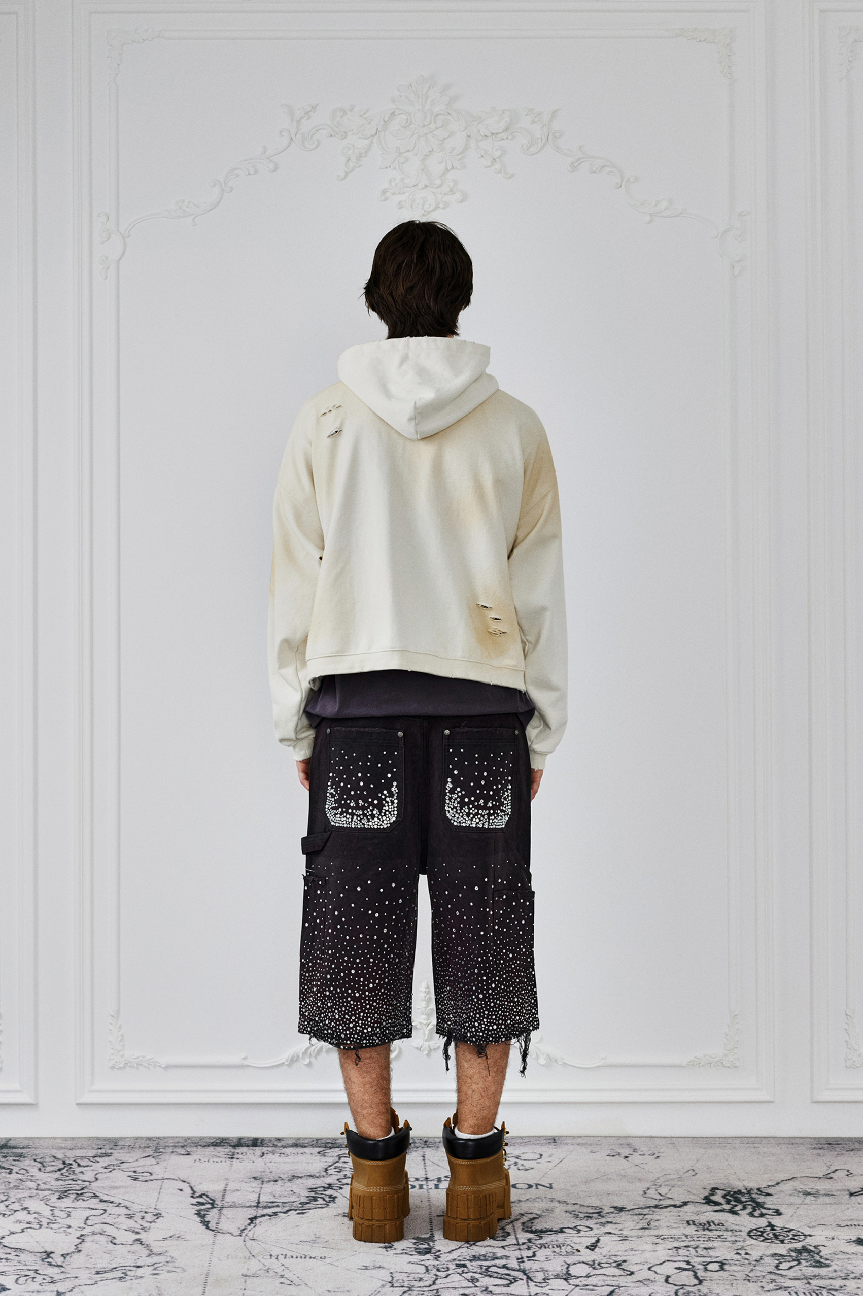 "Windows24" Retro Distressed Hoodie