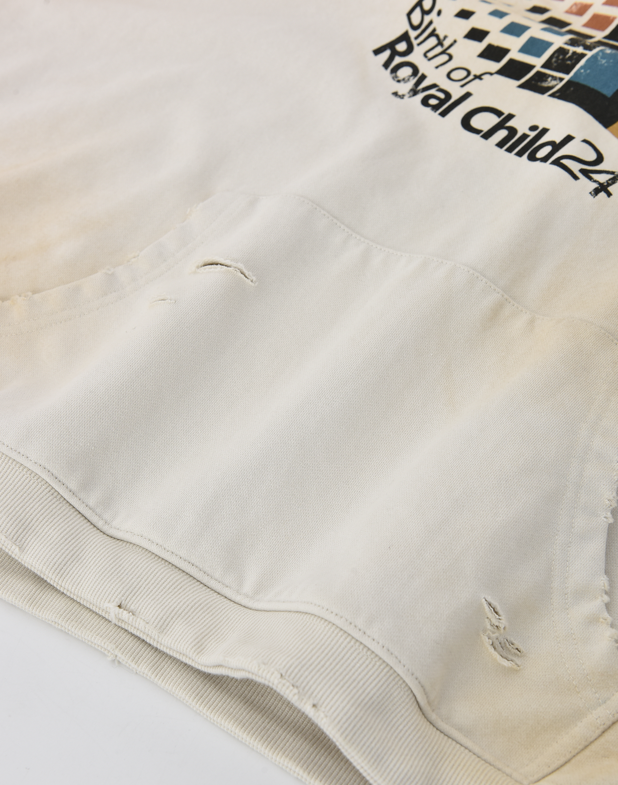 "Windows24" Retro Distressed Hoodie