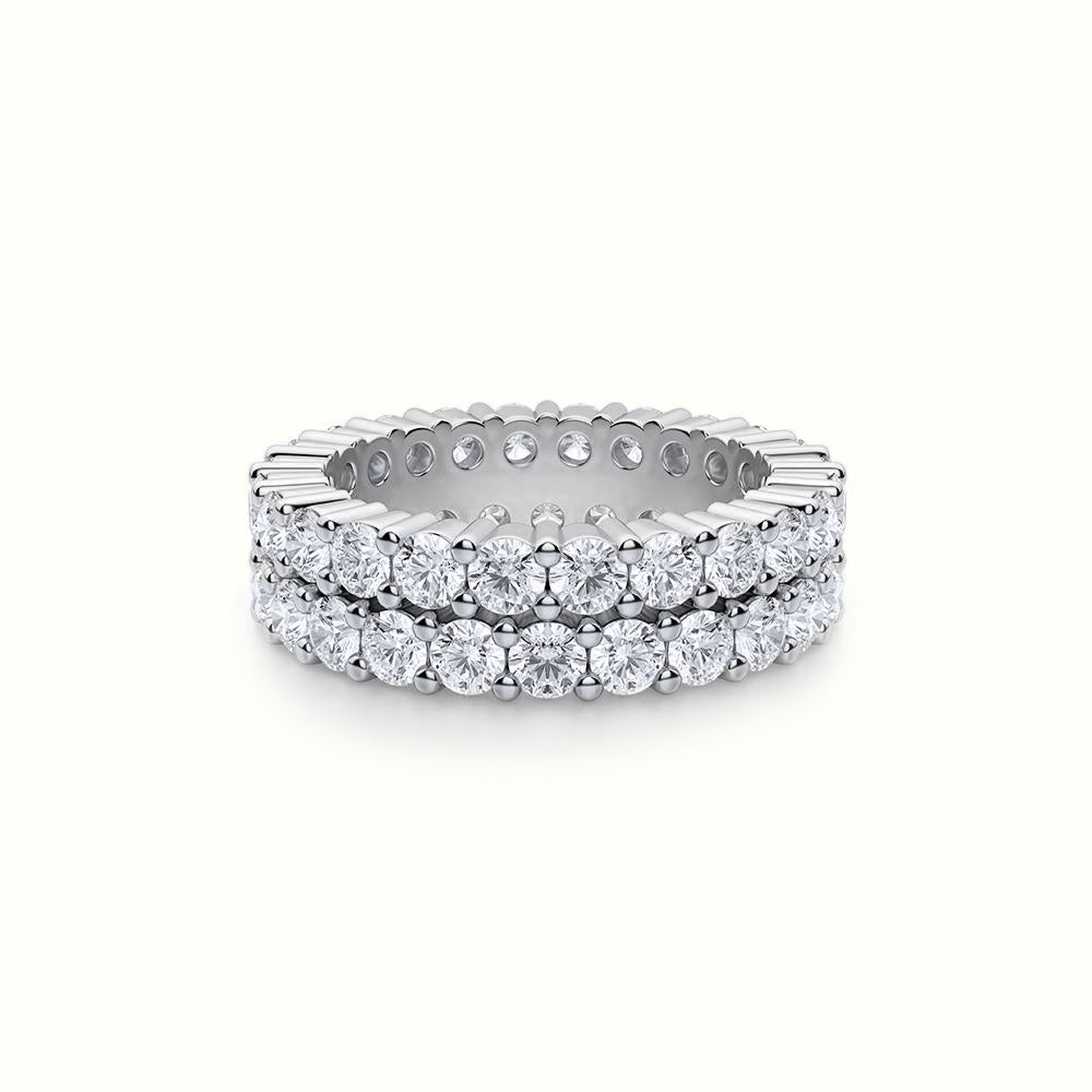 Men's Vermeil Dual Diamond Eternity Ring