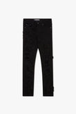 WornFrost Skinny Denim Jean Black Skinny Denim Jean